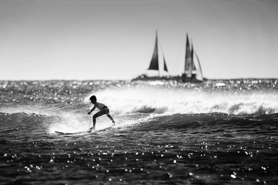 Wind Surfing Photograph by Ryu Shin-woo