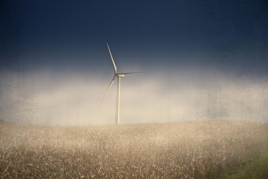 Wind Turbine in Fog by Guy Whiteley Wind Turbine in Fog by Guy Whiteley