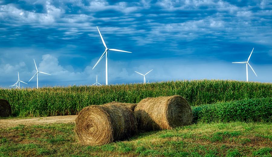 Wind Turbines In Iowa Photograph by Mountain Dreams