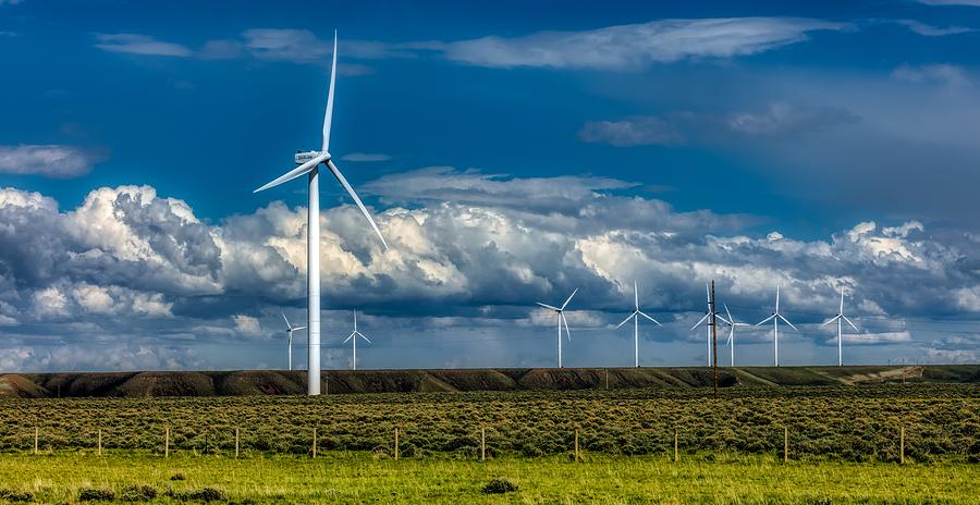 Wind Turbines In Wyoming Photograph by Mountain Dreams