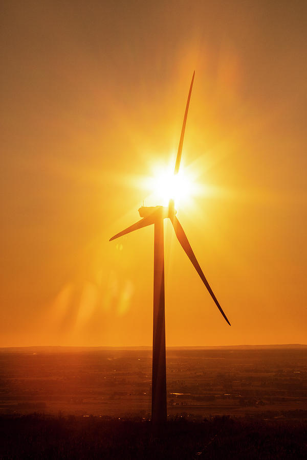 Wind Turbines On Field During Sunset Photograph by Cavan Images Wind Turbines On Field During Sunset Photograph by Cavan Images