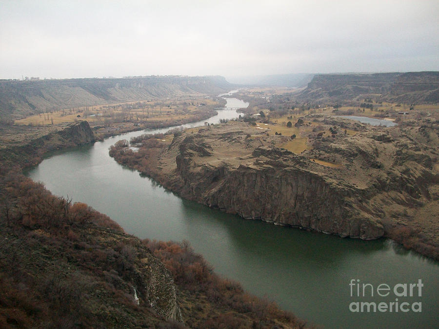 Winding Idaho Snake River Canyon Photograph by Serene Hound Studio - Pixels