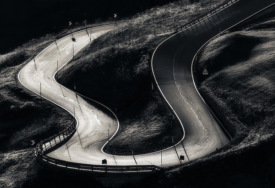Winding Road Photograph by Martin Kucera Afiap