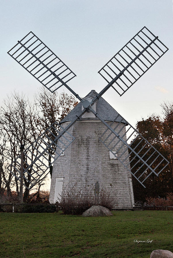 Windmill Along Cape Cod Photograph by Suzanne Gaff