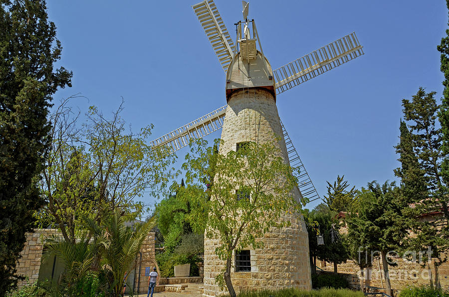 windmill at Yemin Moshe, Jerusalem k2 Photograph by Avi Horovitz