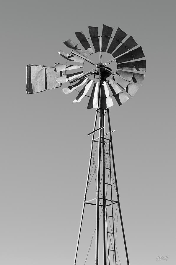 Black And White Photograph - Windmill III BW by David Gordon