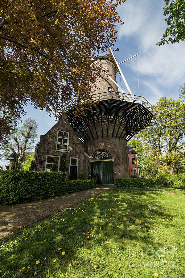Windmill in Gouda Photograph by Eva Lechner