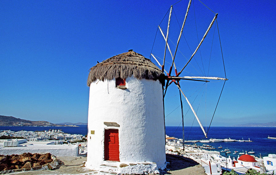 Windmill. Mykonos, Greece Photograph by Murat Taner