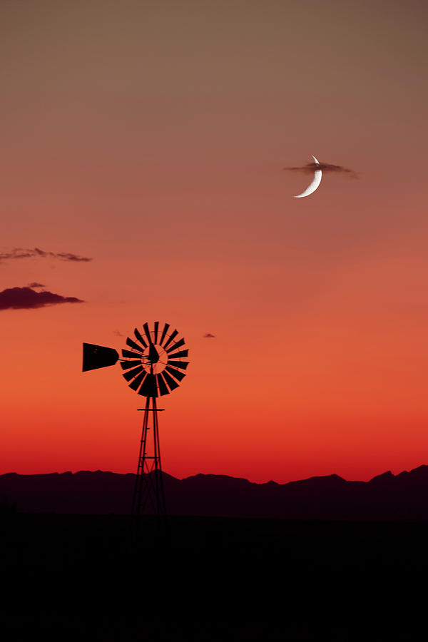 Windmill Sunset Photograph by Kristal Kraft