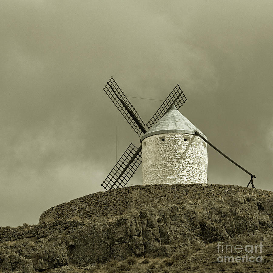Windmills, Consuegra, Toledo Province, Castile-la Mancha, Spain Photograph by 