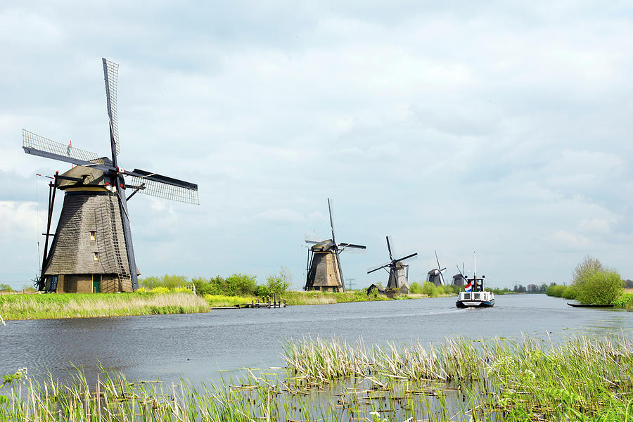 Windmills In Holland Photograph by Robas