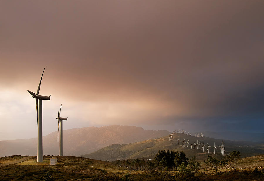 Windmills Photograph by Juan R. Fabeiro