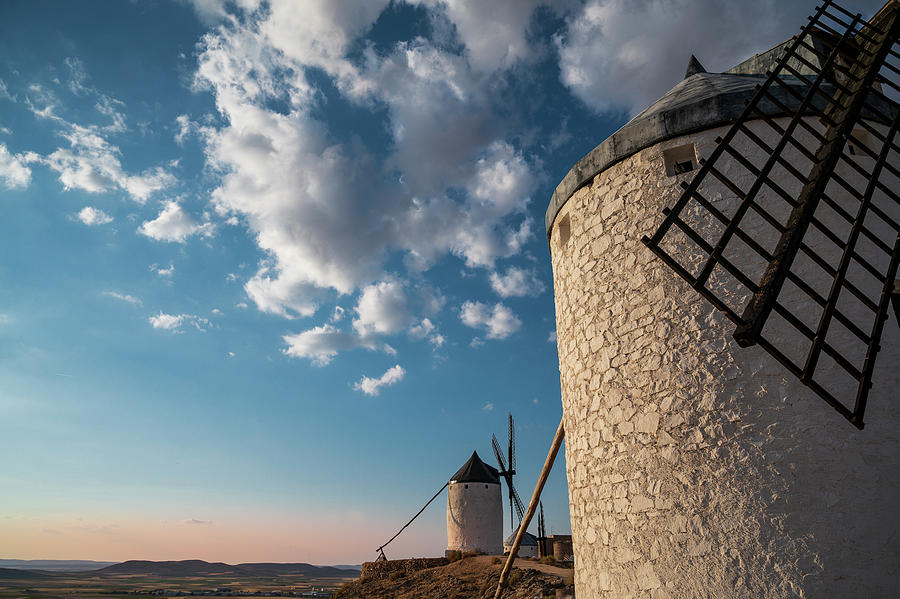 Summer Photograph - Windmills Of Don Quijote In La Mancha_spain by Cavan Images