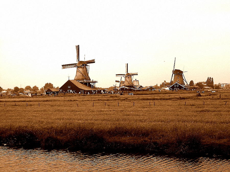 Windmills of Holland Photograph by Chance Kafka