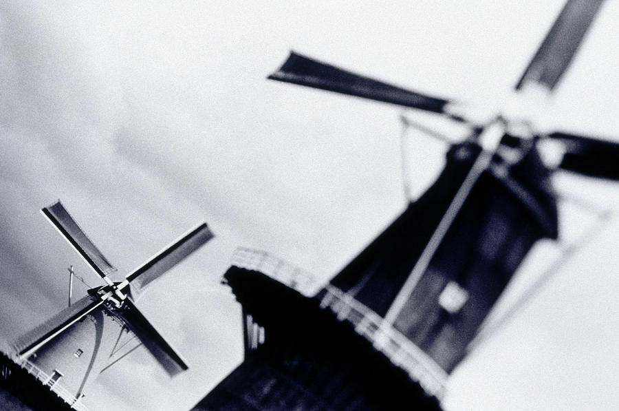 Windmills, Rijks Museum, Amsterdam Photograph by Walter Bibikow