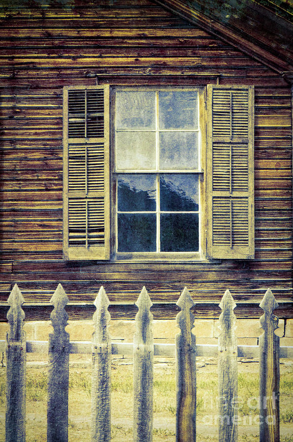 Window and Picket Fence Photograph by Jill Battaglia