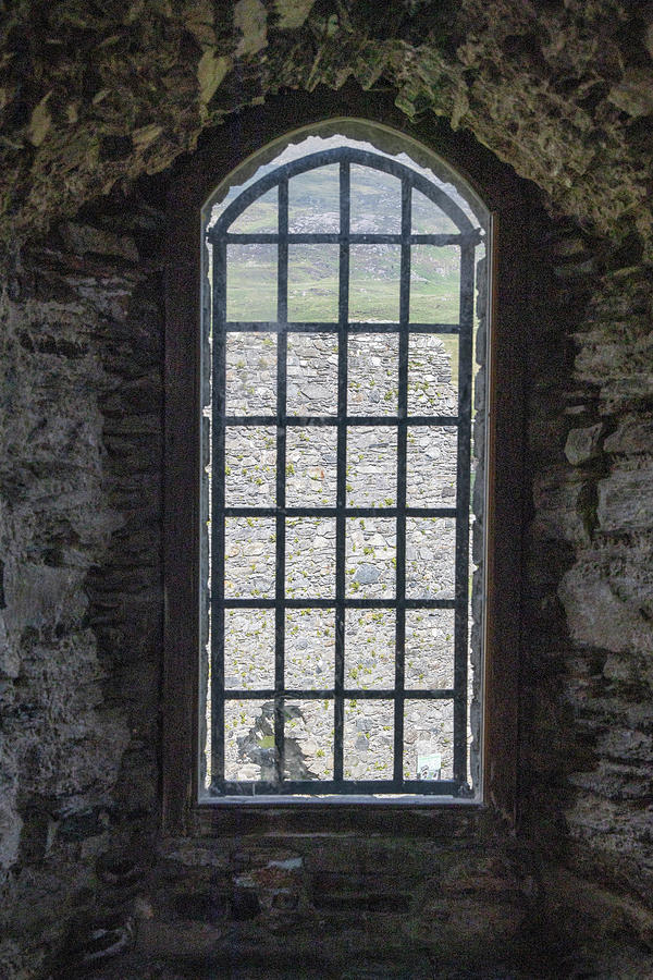 Window at Dolwyddelan Castle Photograph by John McGraw