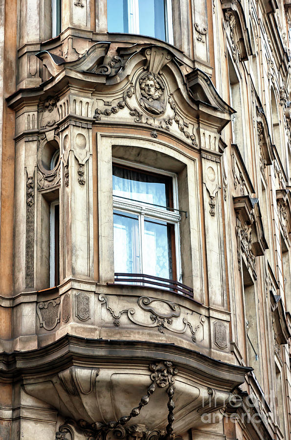 Window History in Prague Photograph by John Rizzuto