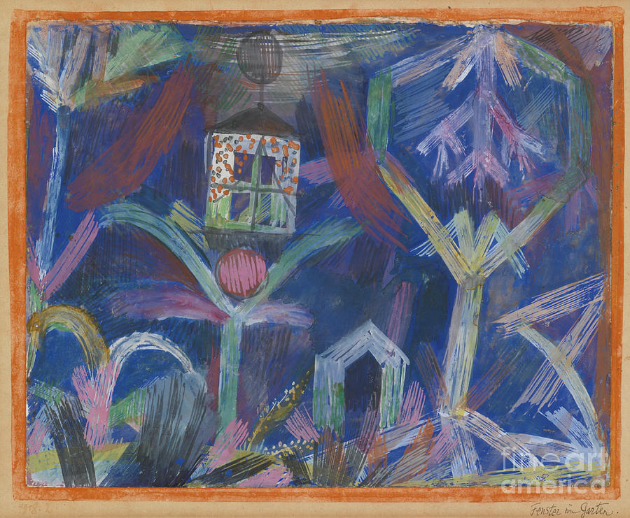 Window In The Garden Drawing by Heritage Images