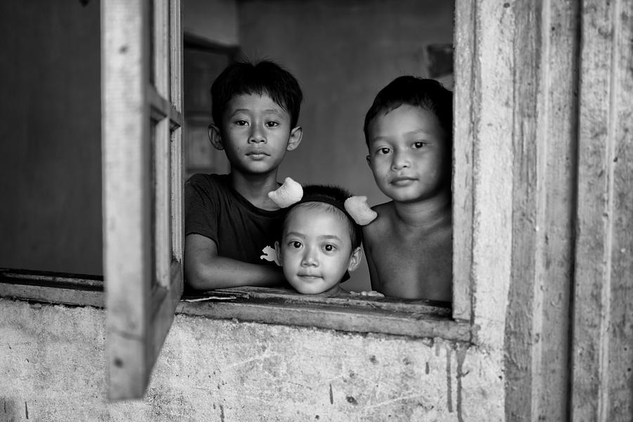 Black And White Photograph - Window by Kieron Long