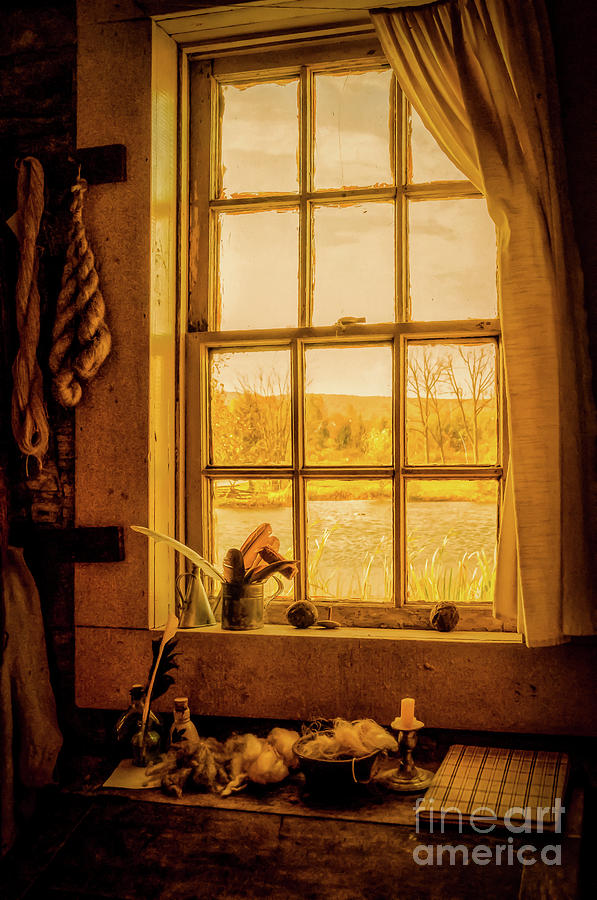 Window New Bedford Village Photograph by Kathleen K Parker