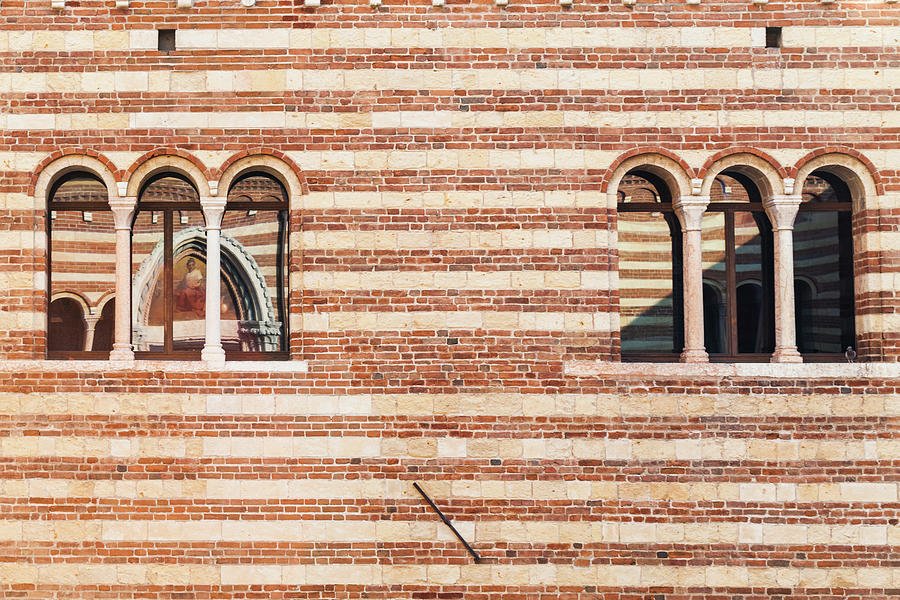 Window Of Palazzo Della Ragione, Verona Photograph by Deimagine