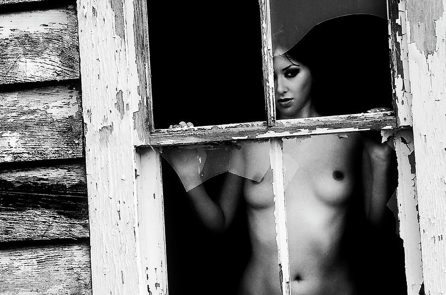 Nude Photograph - Window Pane by David Naman