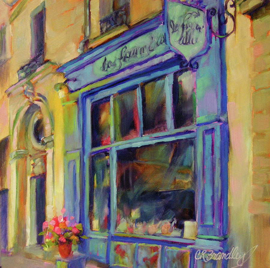 Window Shopping In Paris Painting