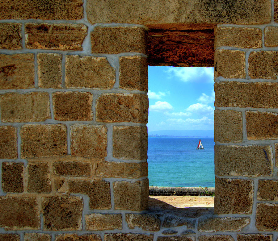 Window To The Sea Photograph by Natasha Pnini