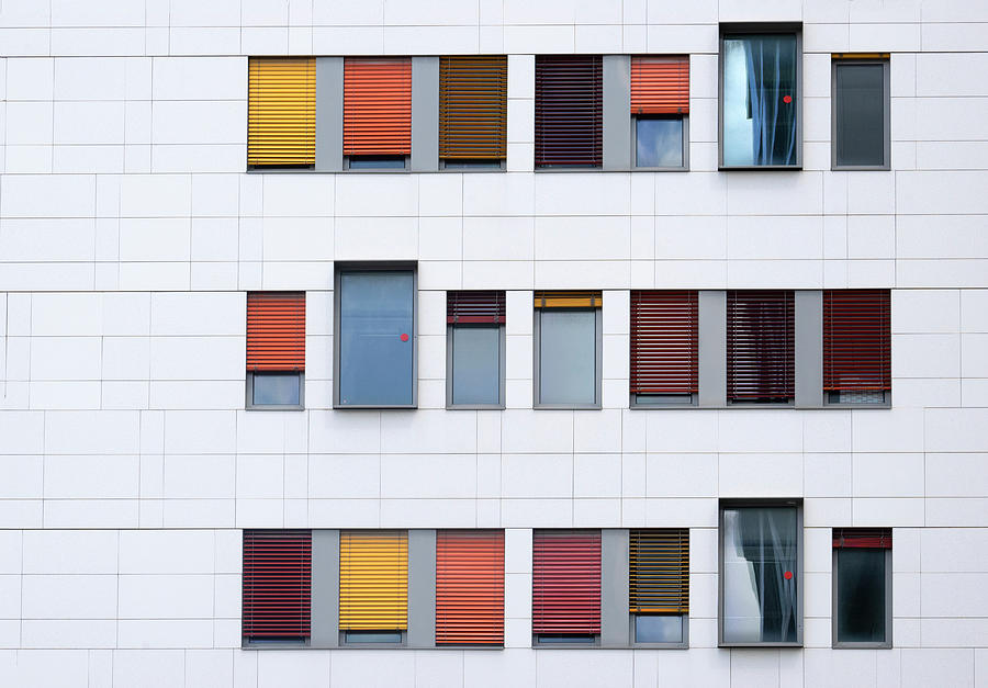 Architecture Photograph - Windows by Michel Romaggi