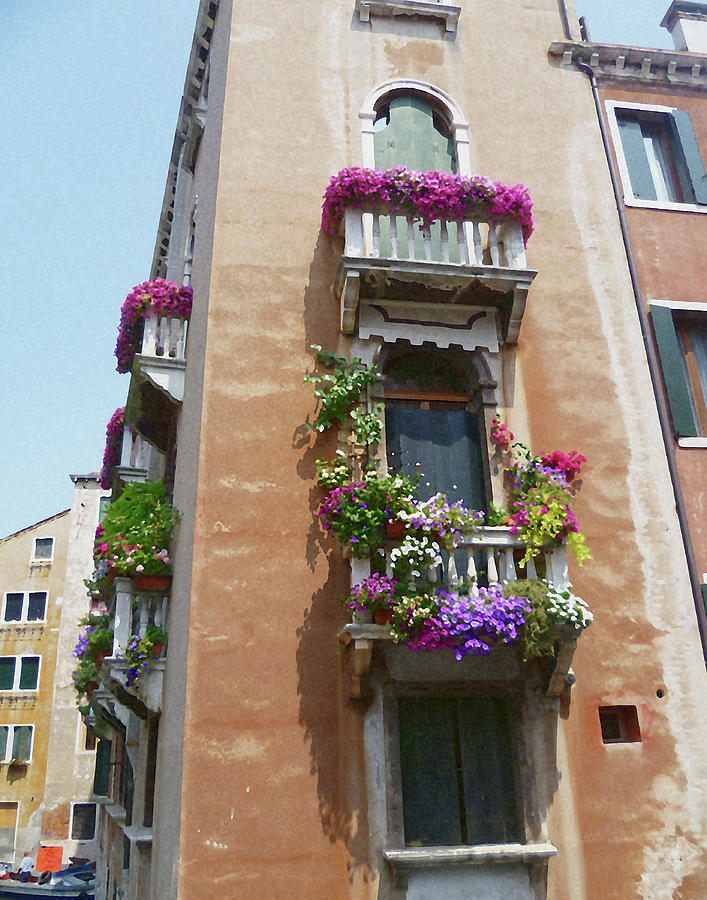Windows of Venice Italy  Photograph by Irina Sztukowski