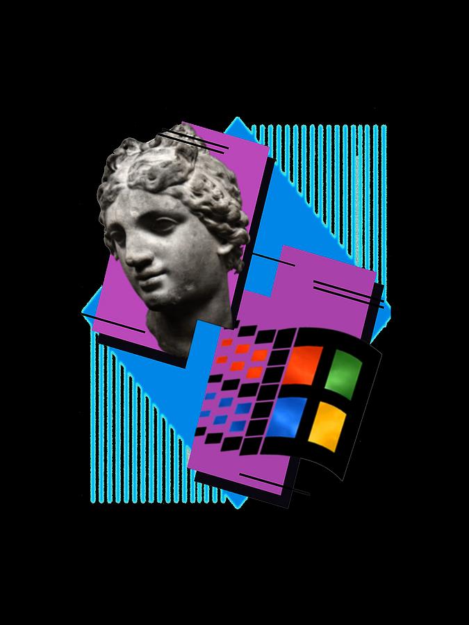 Music Digital Art - Windows95 by Faustino Adiyatma