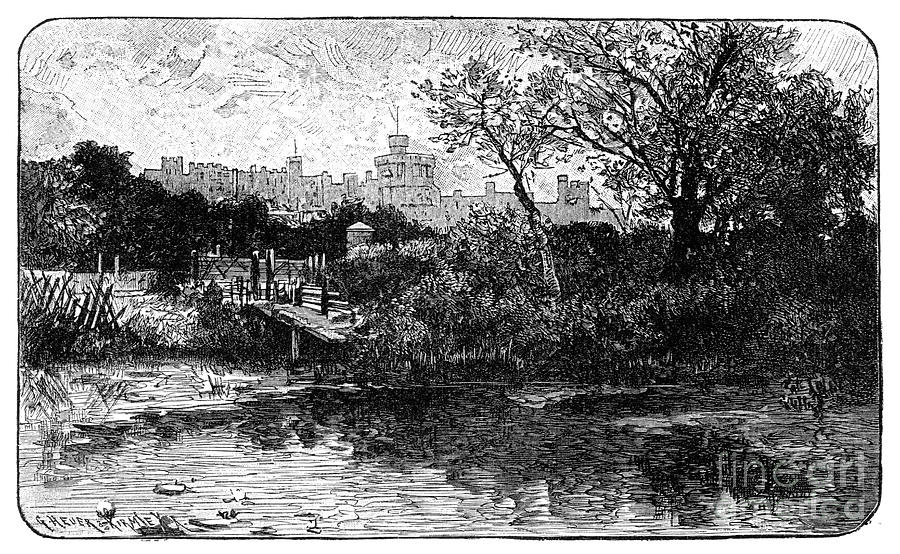 Windsor Castle, Berkshire, 1900 Drawing by Print Collector