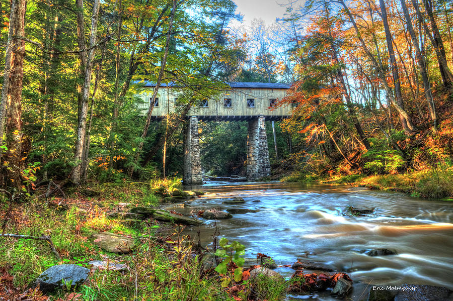 Windsor Mills Covered Bridge Photograph by Eric Malmquist Fine Art