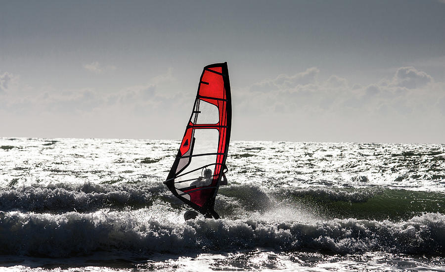 Windsurfer Photograph by By Piotr Jaczewski