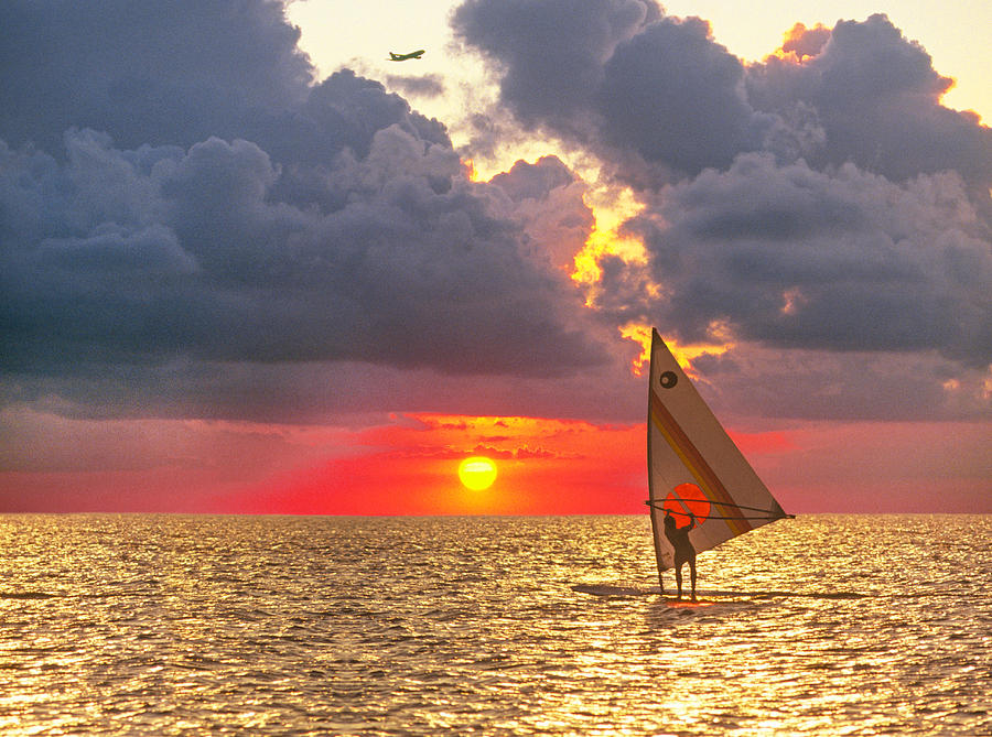Windsurfer In Florida Photograph