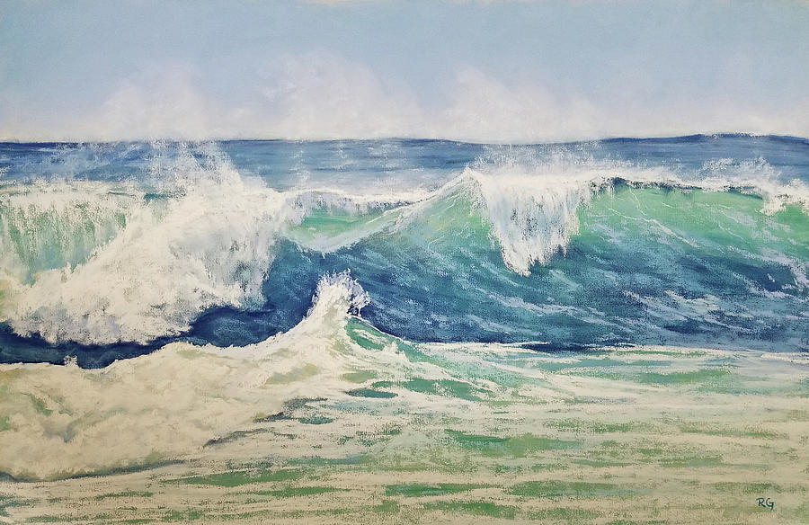 Windy Day Pastel by Rita Ginsberg | Fine Art America