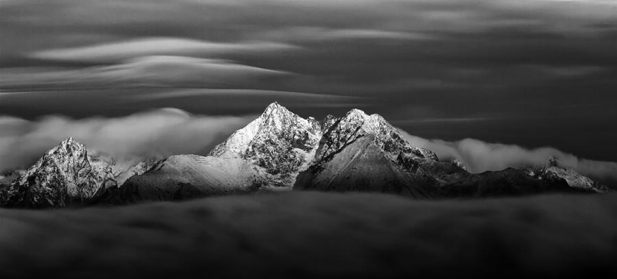 Mountain Photograph - Windy Tatras by Peter Majkut