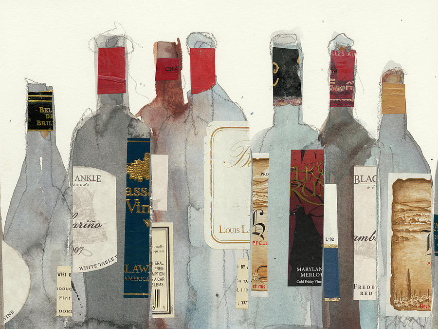 Wine Painting - Wine & Spirit I by Samuel Dixon
