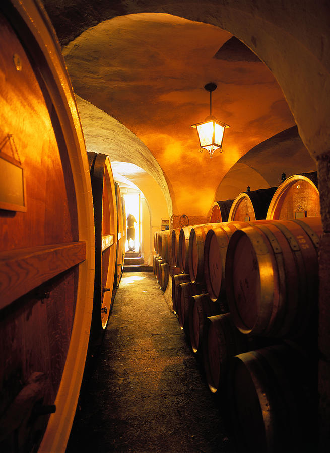 Wine Barrels Digital Art by Giovanni Simeone