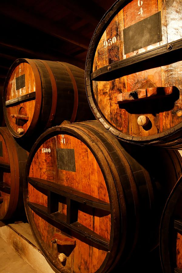 Wine Barrels Photograph by Hanis Wine Barrels Photograph by Hanis