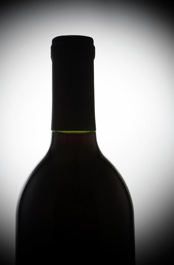 Wine Bottle, Silhouette Photograph by Snap Decision