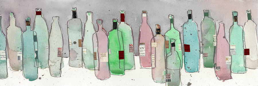 Wine Painting - Wine Party IIi by Samuel Dixon