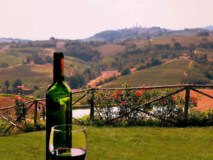 Wine Tasting in Tuscany Photograph by Micki Findlay