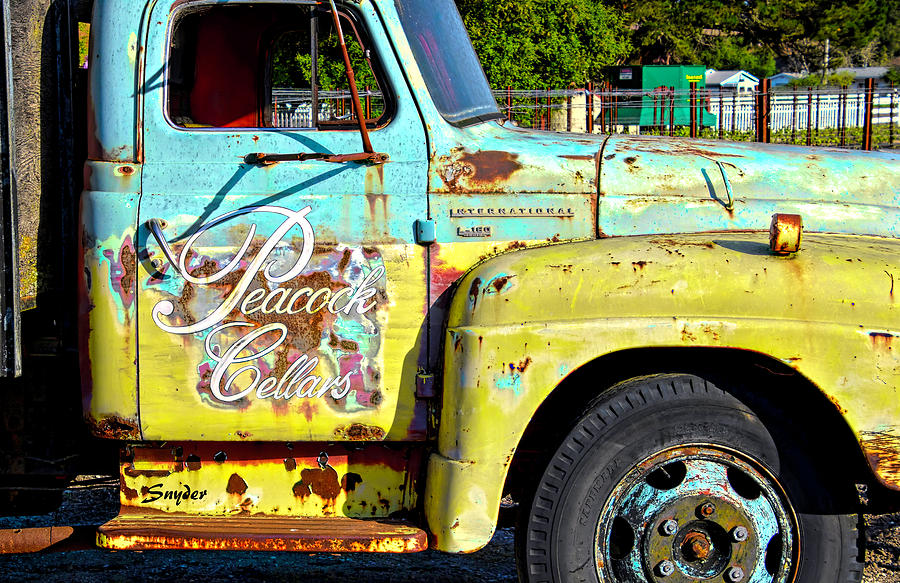 Wine Truck Peacock Cellars Photograph by Floyd Snyder