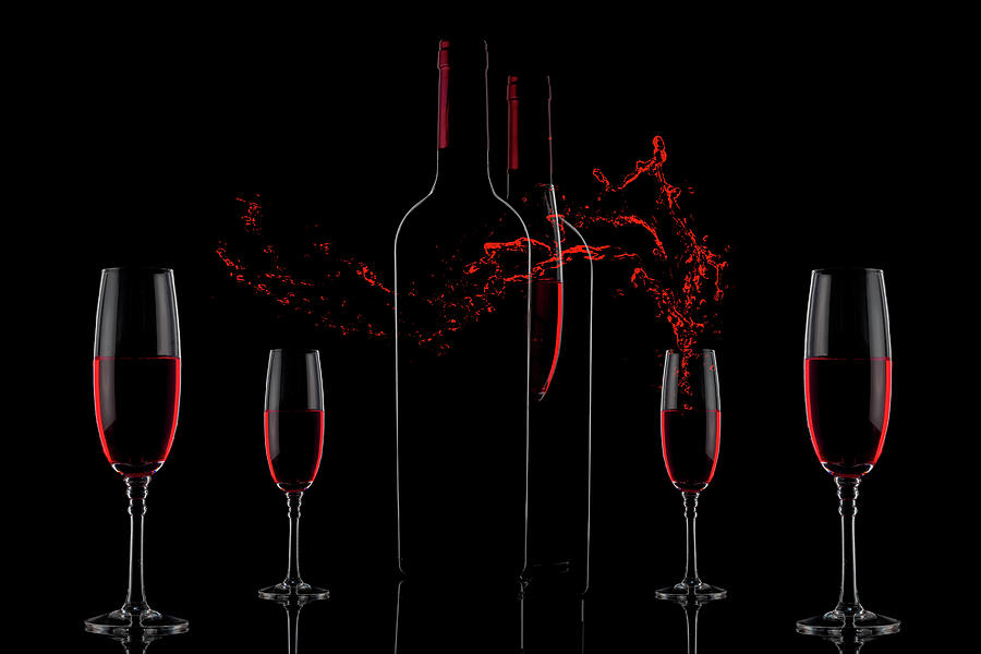 Wine&love Photograph by Saleh Swid