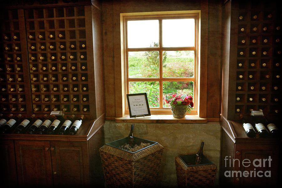 Winery Window Photograph by Maria Janicki