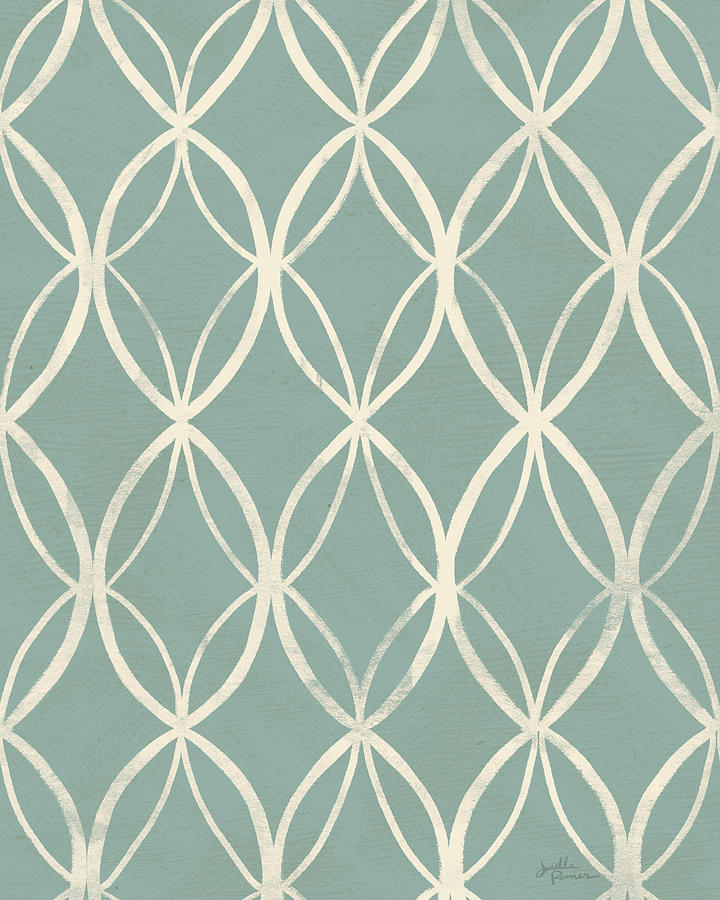 Pattern Drawing - Winged Study Pattern Vb by Janelle Penner