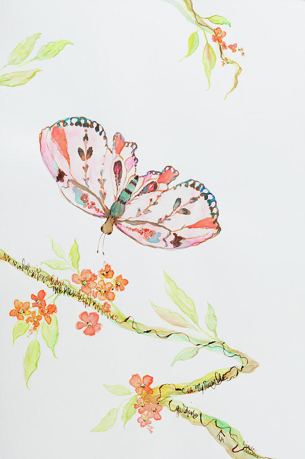 Butterfly Mixed Media - Wings Of Blue 1 by Linda Arandas