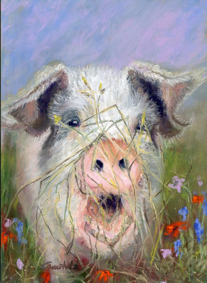WINNIE, another HFF cutie Painting by Christine Amstutz